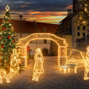 Světelný park rozzáří Český Krumlov